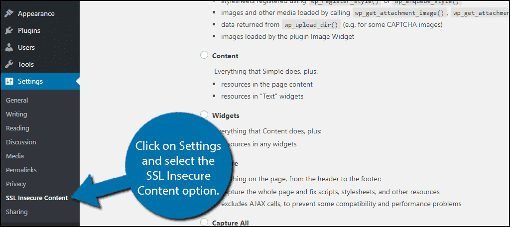 SSL Insecure Content